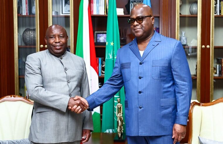 Kinshasa : Tshisekedi et Ndayishimiye renforcent la coopération RDC-Burundi face aux défis sécuritaires et sanitaires