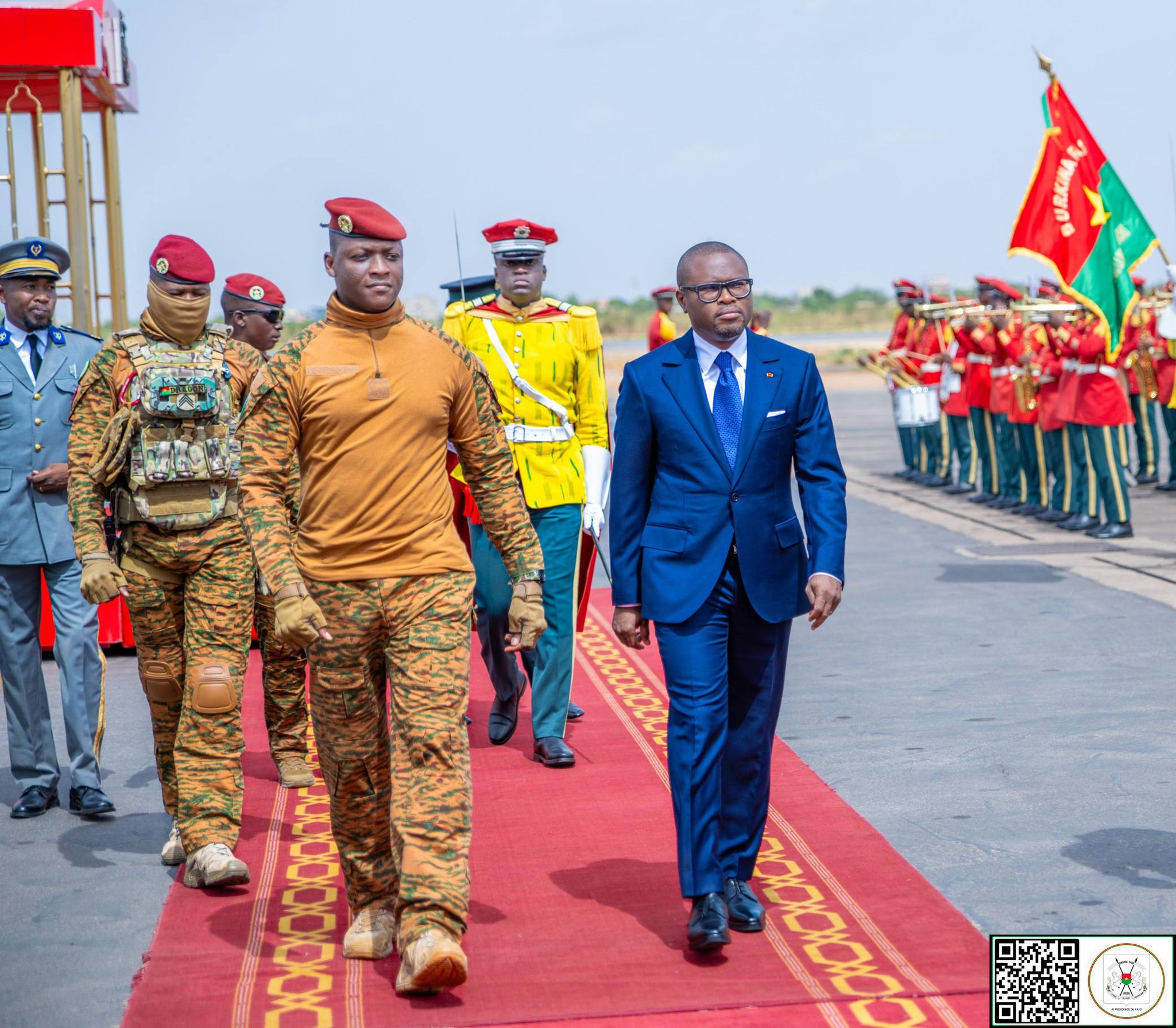 Le Président du Faso Ibrahim Traoré