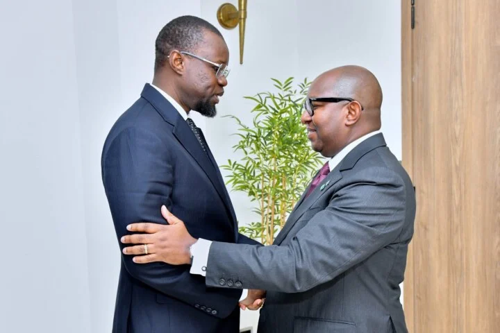 Ousmane Sonko et Jean-Michel Sama Lukonde Kyenge échangent sur l'avenir de l'UPA