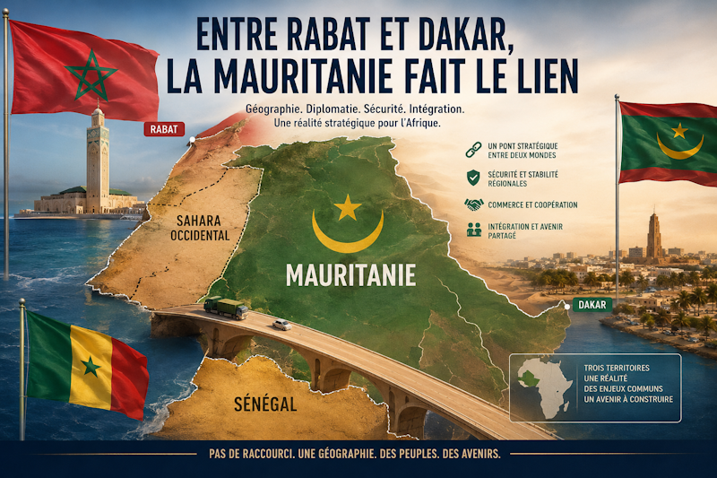 La Mauritanie, clé méconnue entre Maroc et Sénégal