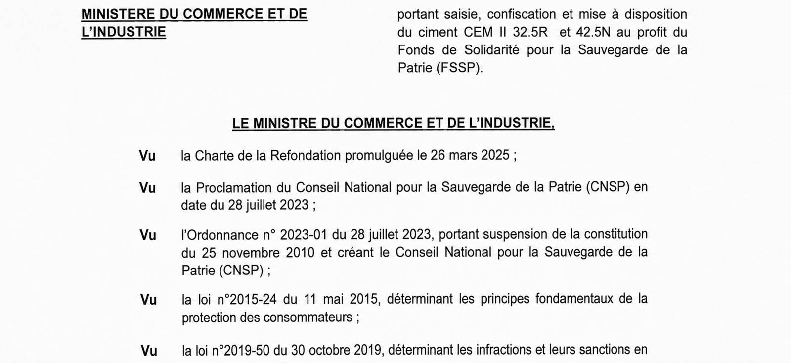Niger : la régulation des prix du ciment, entre mesure d&rsquo;urgence et impasses structurelles