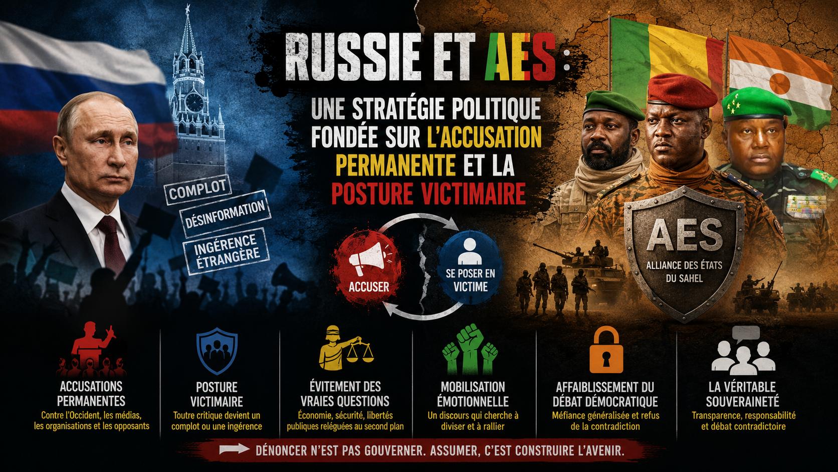 Stratégie politique au Sahel : l&rsquo;art de détourner l&rsquo;attention par la victimisation