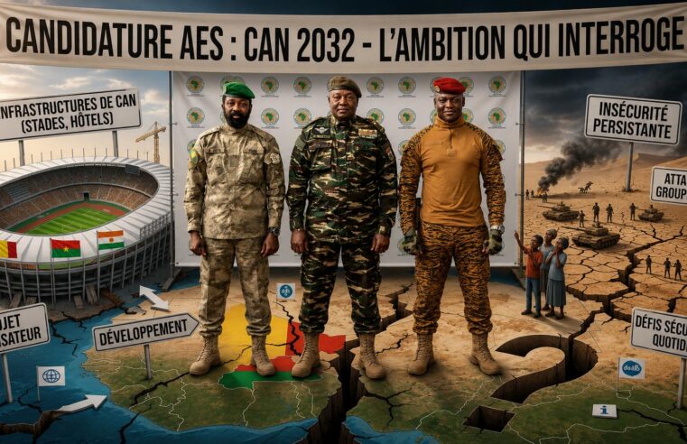 Burkina Faso, Mali et Niger en lice pour la can 2032 : une ambition sous haute tension