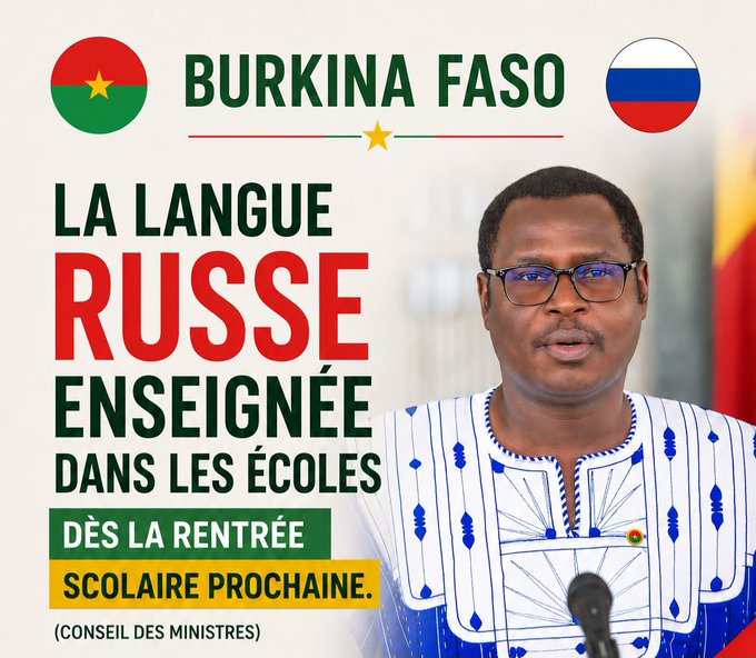 L&rsquo;enseignement du russe au Burkina Faso : un choix stratégique sous haute surveillance