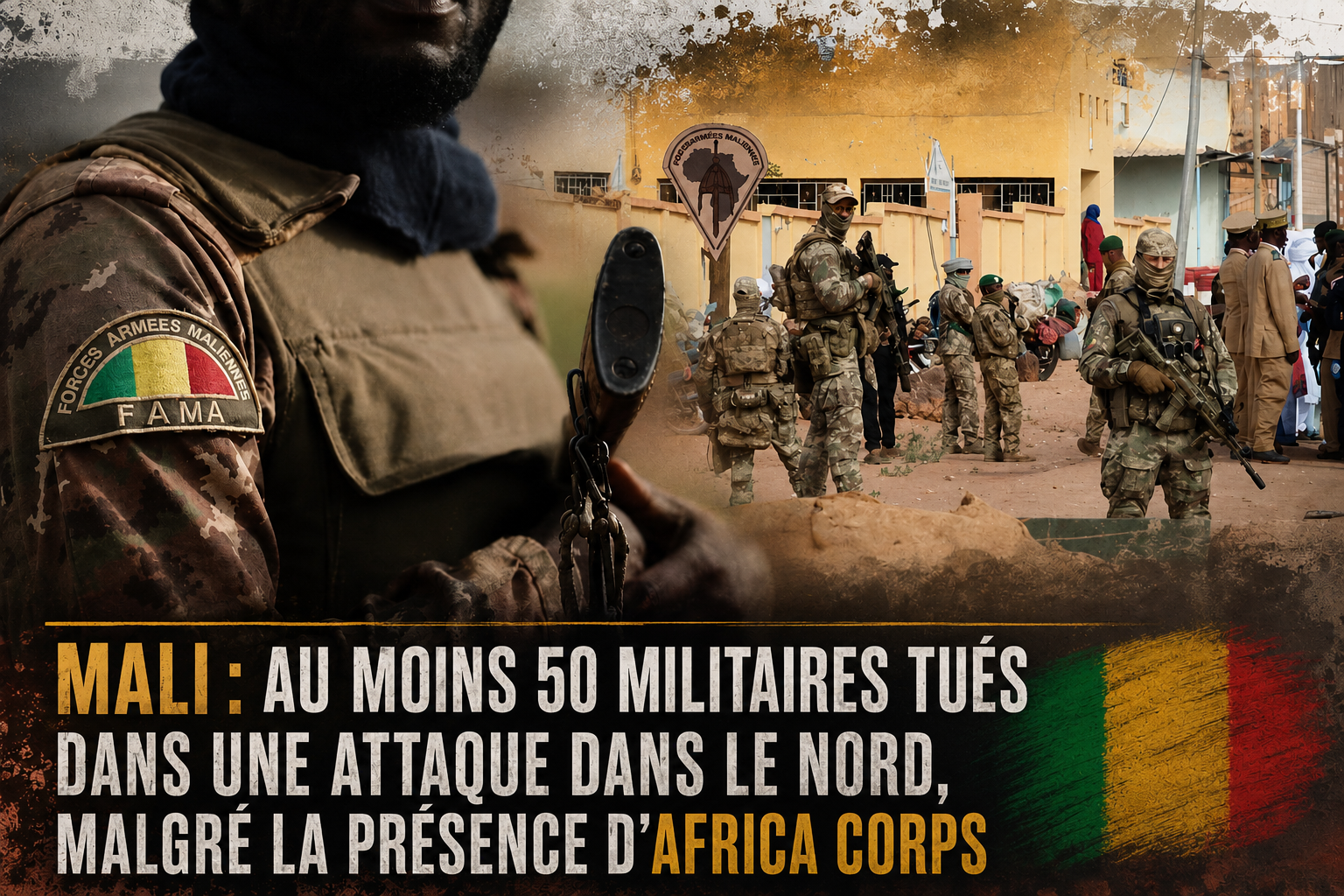 Mali : attaque meurtrière dans le Nord, le rôle d&rsquo;Africa Corps sous le feu des critiques