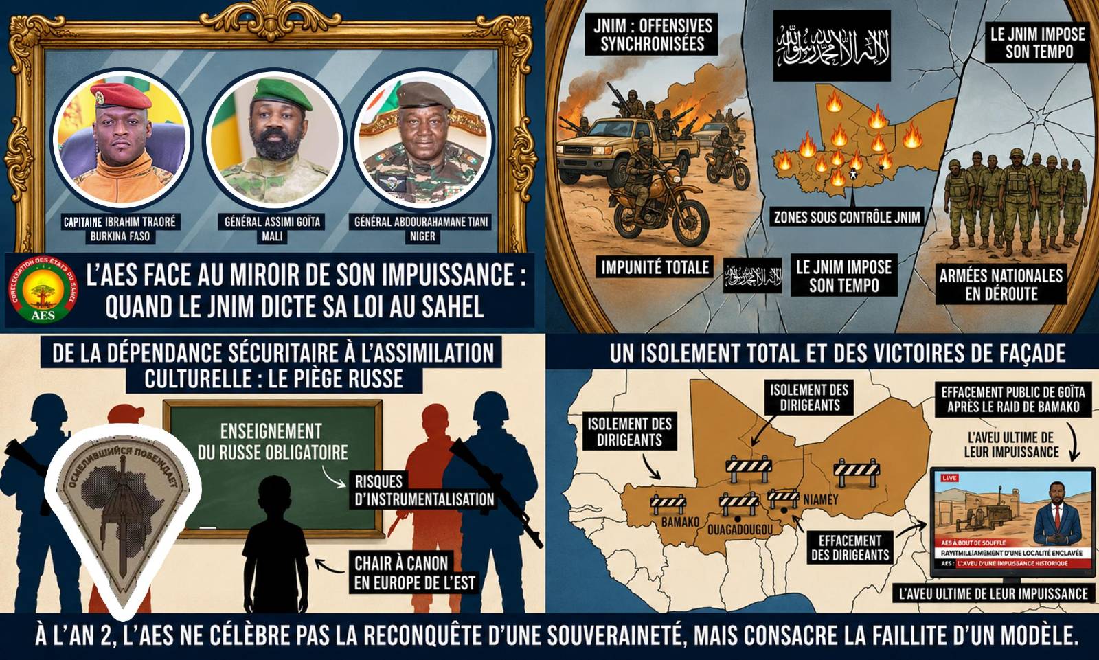 L’AES et le Sahel : quand la terreur dicte sa loi aux juntes militaires
