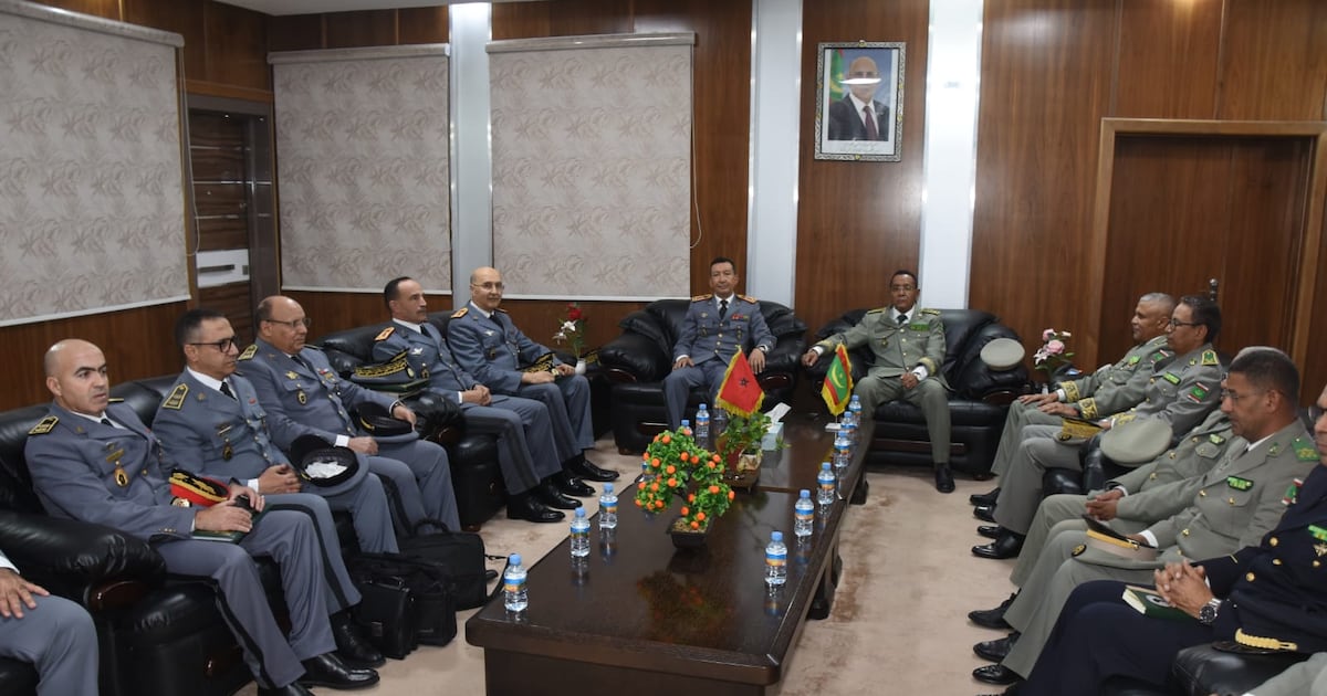 Rencontre historique entre hauts responsables marocains et mauritaniens pour renforcer la coopération militaire