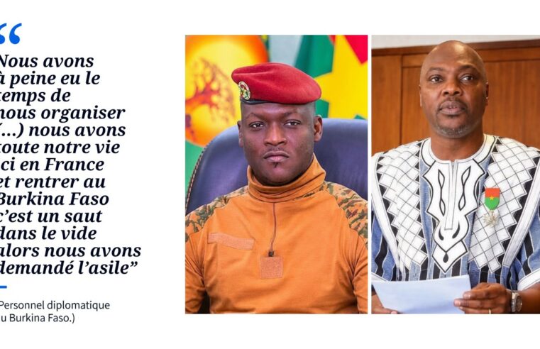 Asile politique demandé par des diplomates burkinabè en France : un signal d’alerte pour Ouagadougou