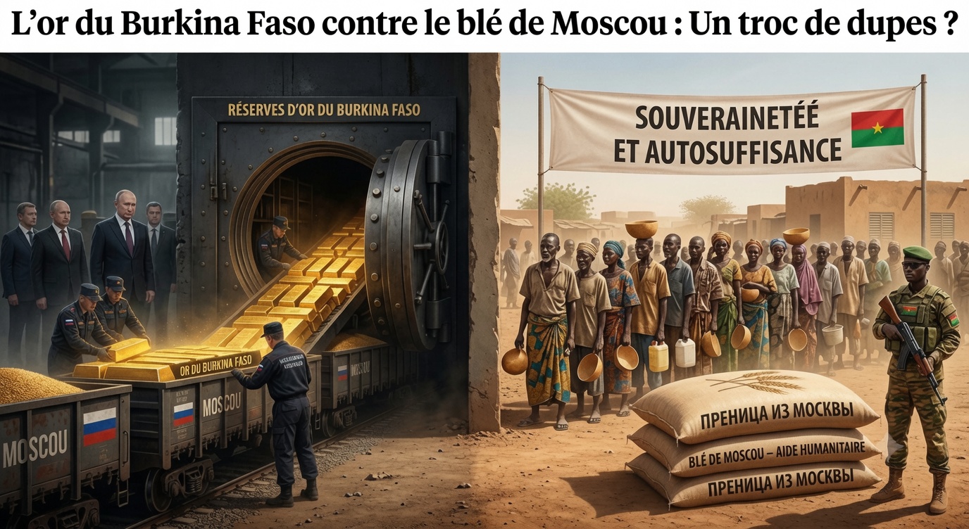 L&rsquo;or burkinabè et le blé russe : le prix d&rsquo;une souveraineté illusoire