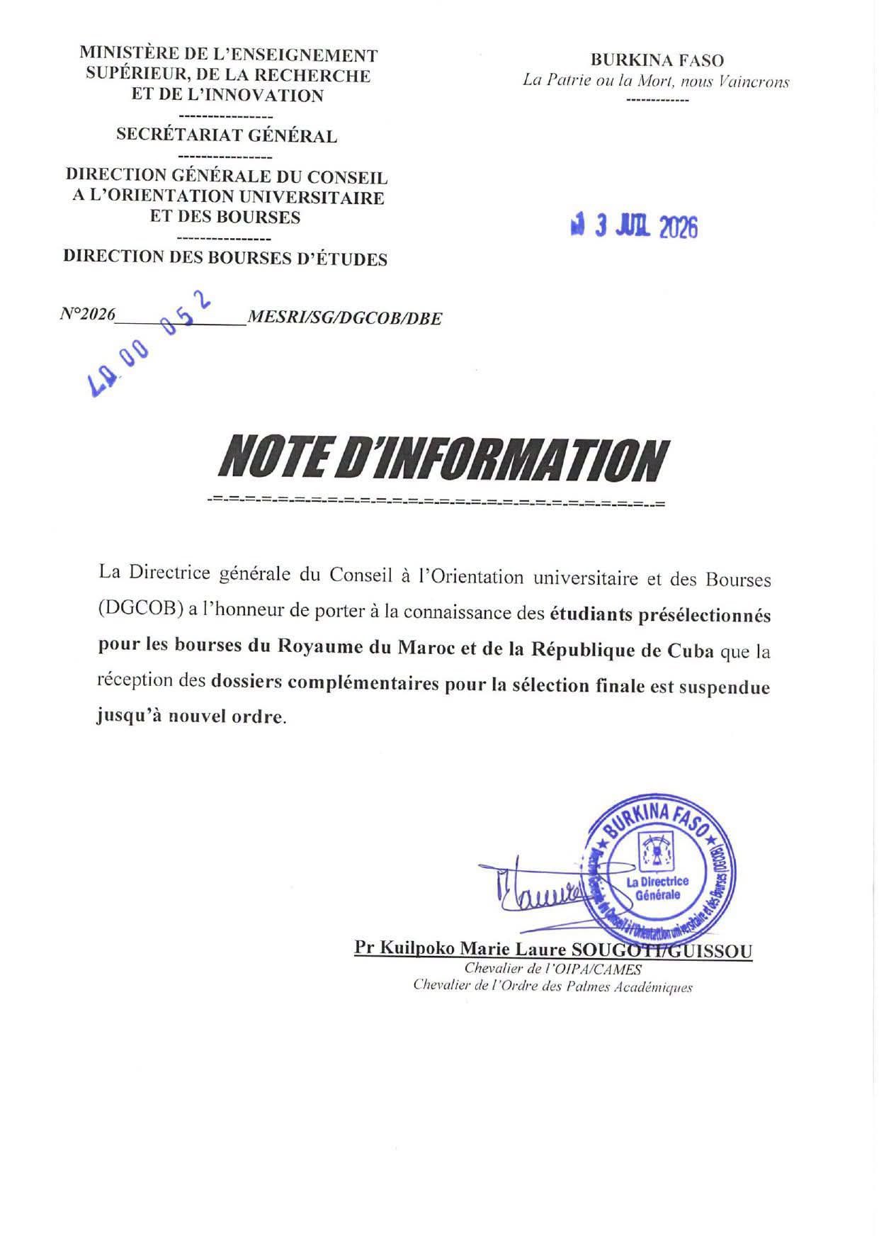 Burkina Faso : quand la junte d&rsquo;ibrahim traoré étouffe l&rsquo;avenir des étudiants