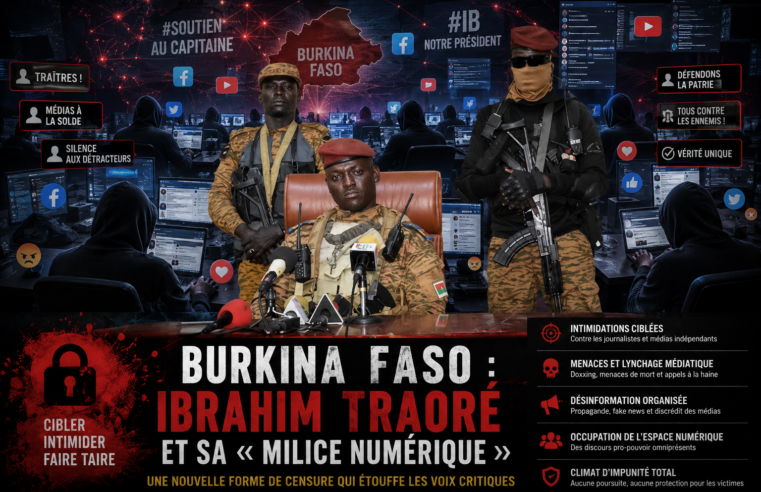 Burkina Faso : la milice numérique du capitaine Traoré étouffe l&rsquo;information