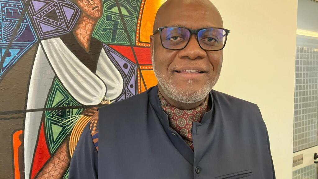 Paul-Simon Handy lors du sommet de l'Union africaine à Addis-Abeba