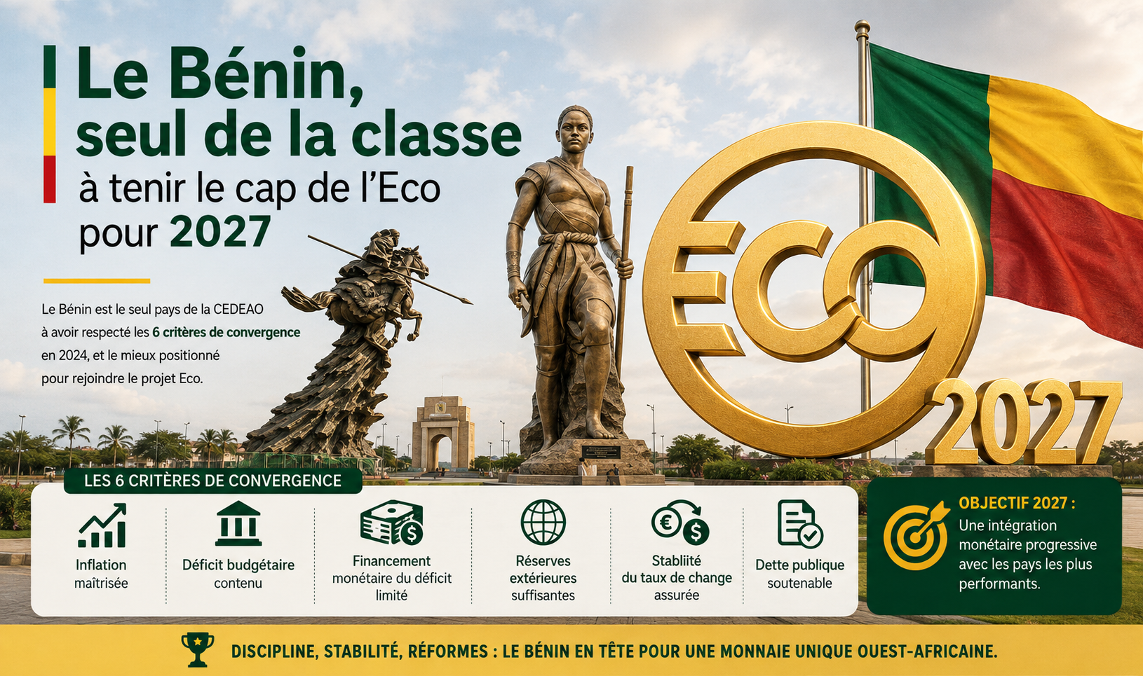 Bénin : un pionnier crédible pour l’adoption de l’Eco en 2027