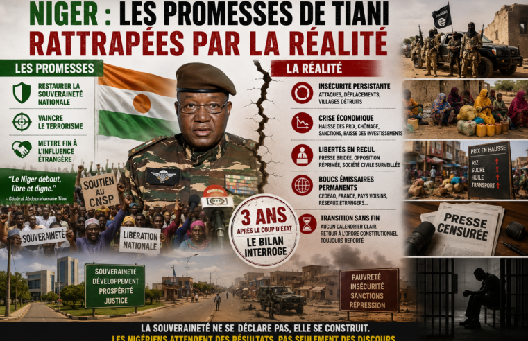 Tiani au Niger : entre promesses de souveraineté et réalités tangibles