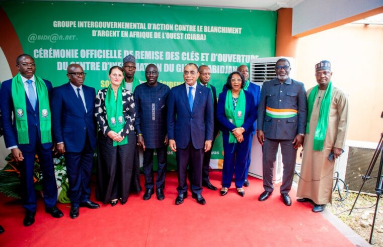 Nouveau centre giaba à Abidjan pour renforcer la lutte contre les flux financiers illicites