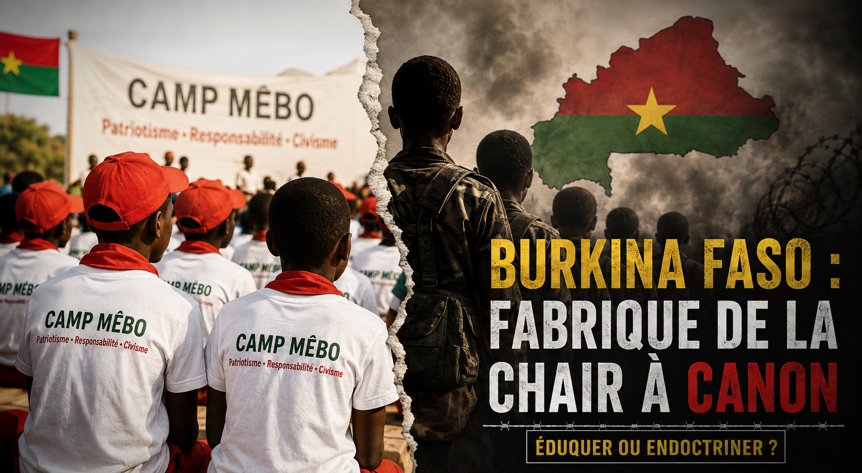 Burkina Faso : l&rsquo;éducation nationale à l&rsquo;épreuve de la militarisation des jeunes