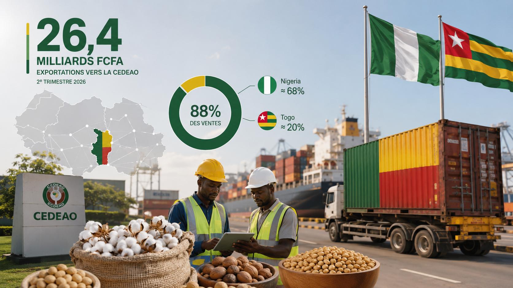 Bénin : la croissance des échanges régionaux booste l’économie nationale