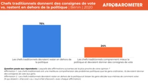 Chefs traditionnels du Bénin : entre confiance populaire et neutralité politique