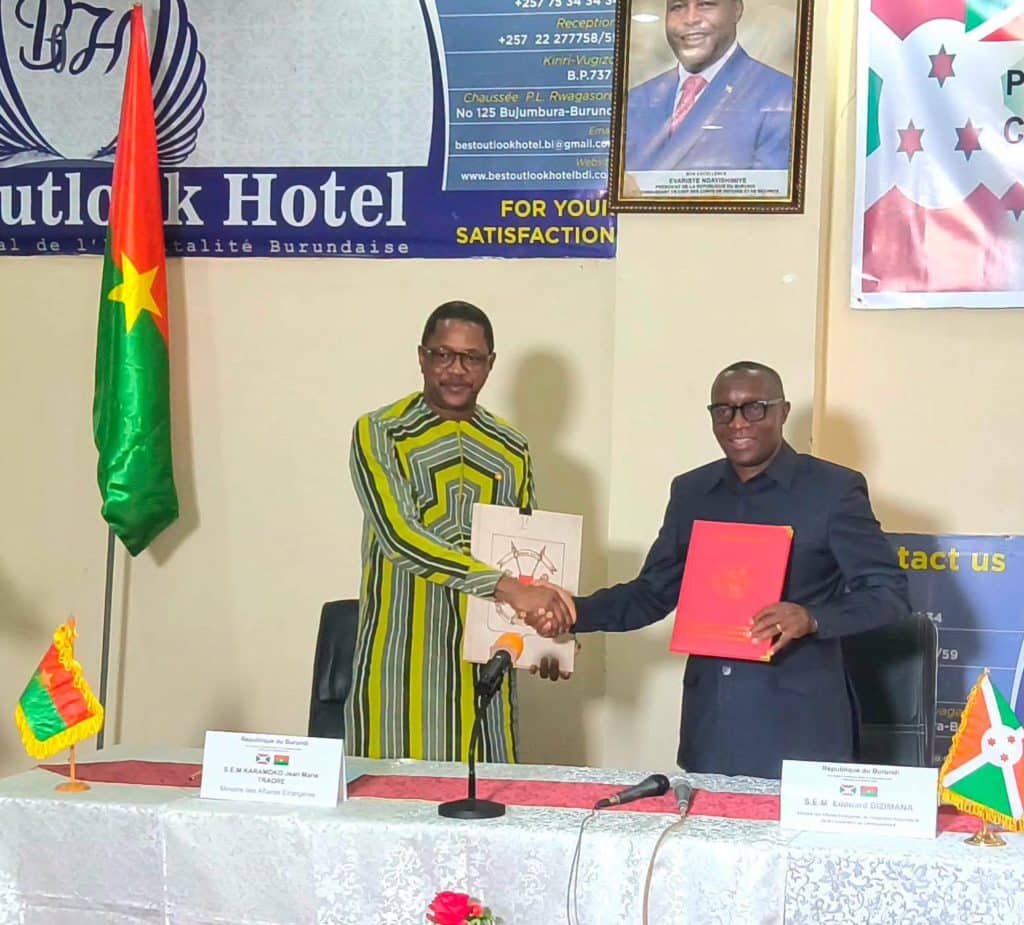 Coopération renforcée entre le Burkina Faso et le Burundi : 14 accords majeurs pour un avenir commun