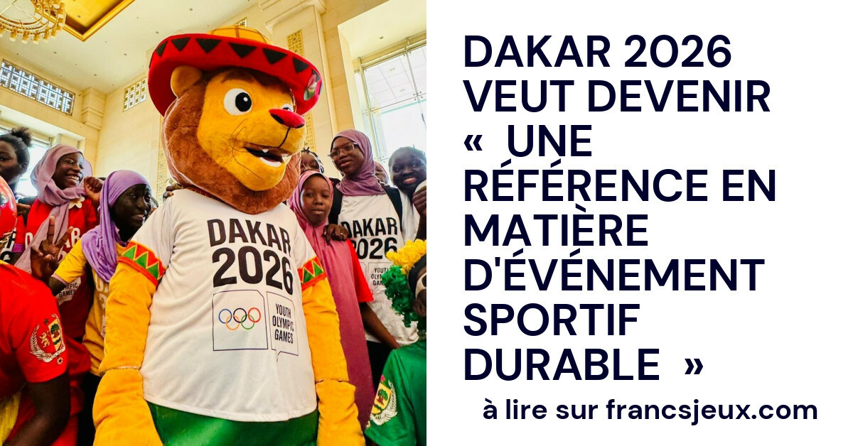 Dakar 2026 mise sur l&rsquo;écologie pour révolutionner les jeux africains