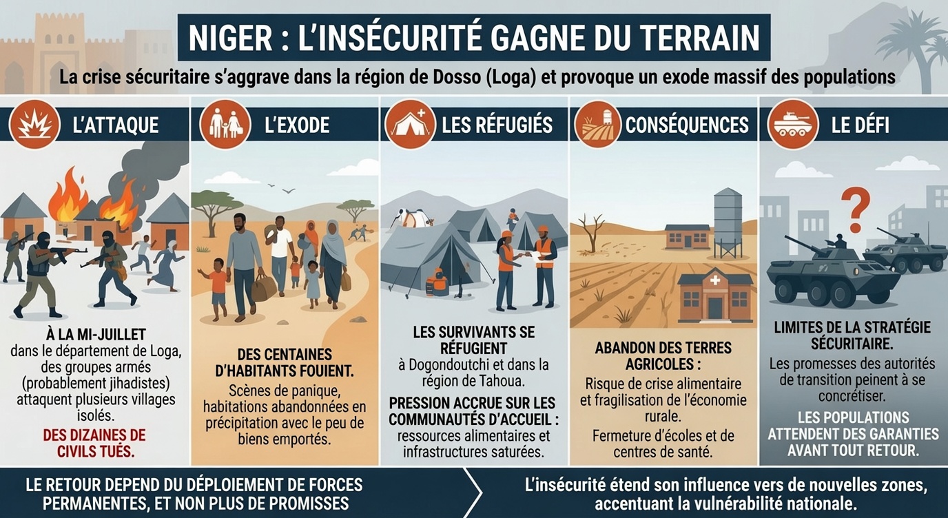 Niger : l&rsquo;insécurité progresse dans les campagnes