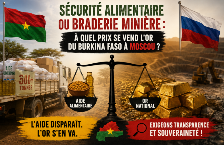 L&rsquo;or du Burkina Faso face aux échanges avec Moscou : une équation économique à décrypter