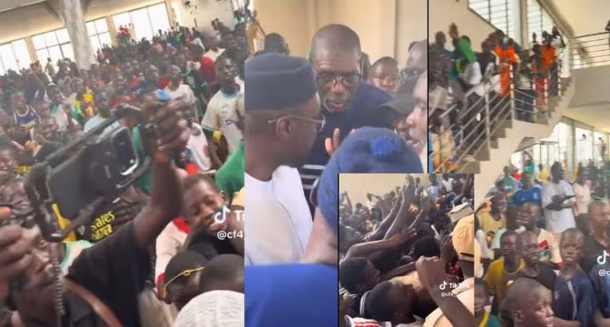 Manifestation massive de talibés à Koki contre Ousmane Sonko