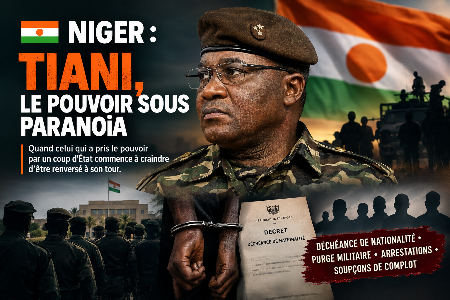 Niger : après le putsch déjoué, Tiani déclenche une purge qui rebat les cartes du pouvoir