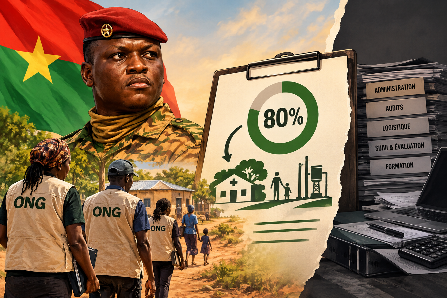 Burkina Faso : le seuil de 80 % imposé aux ONG, un tournant aux effets incertains