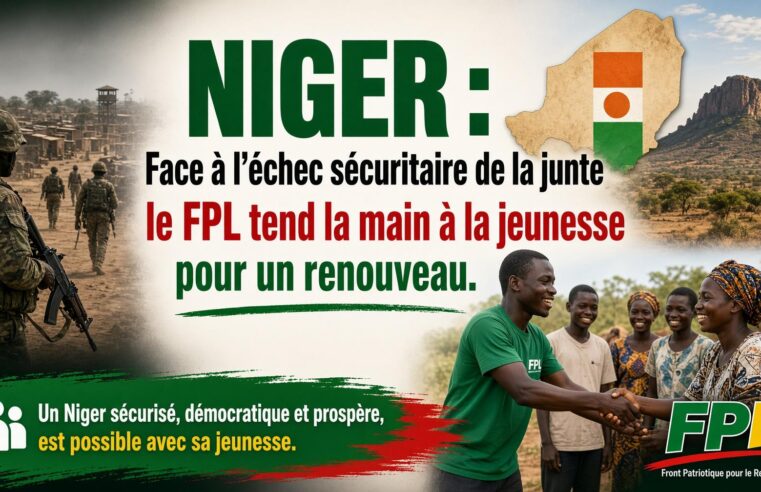 Niger : le FPL change la donne en tendant la main à la jeunesse