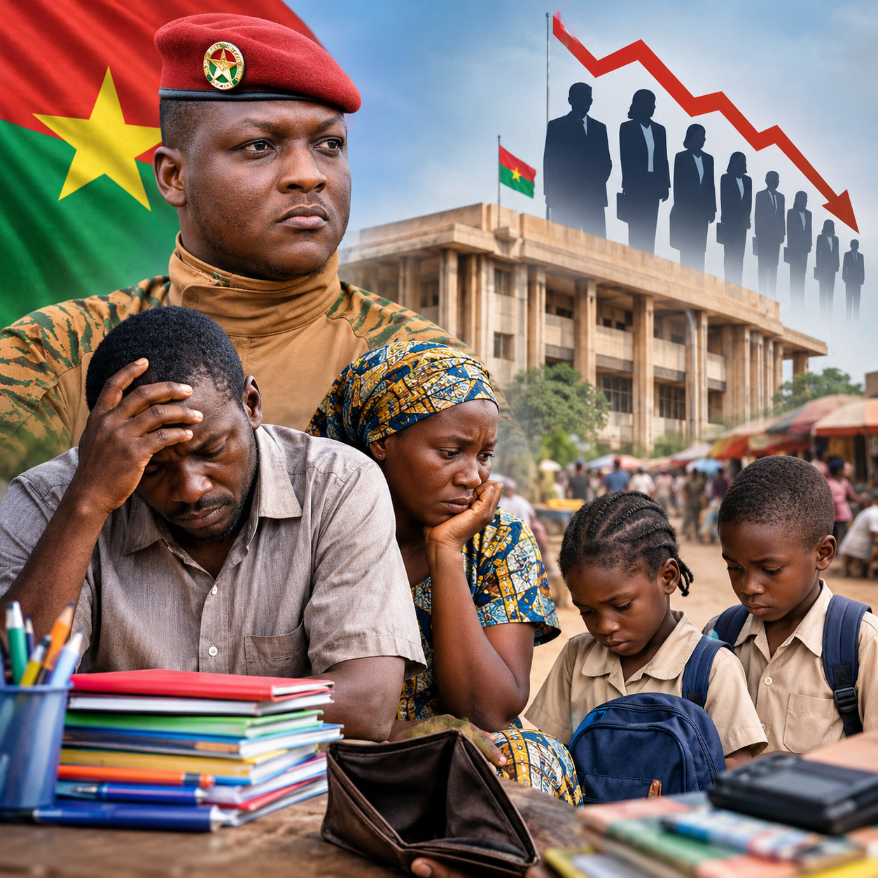 Quelle incidence la baisse des effectifs publics a-t-elle sur les familles burkinabè ?