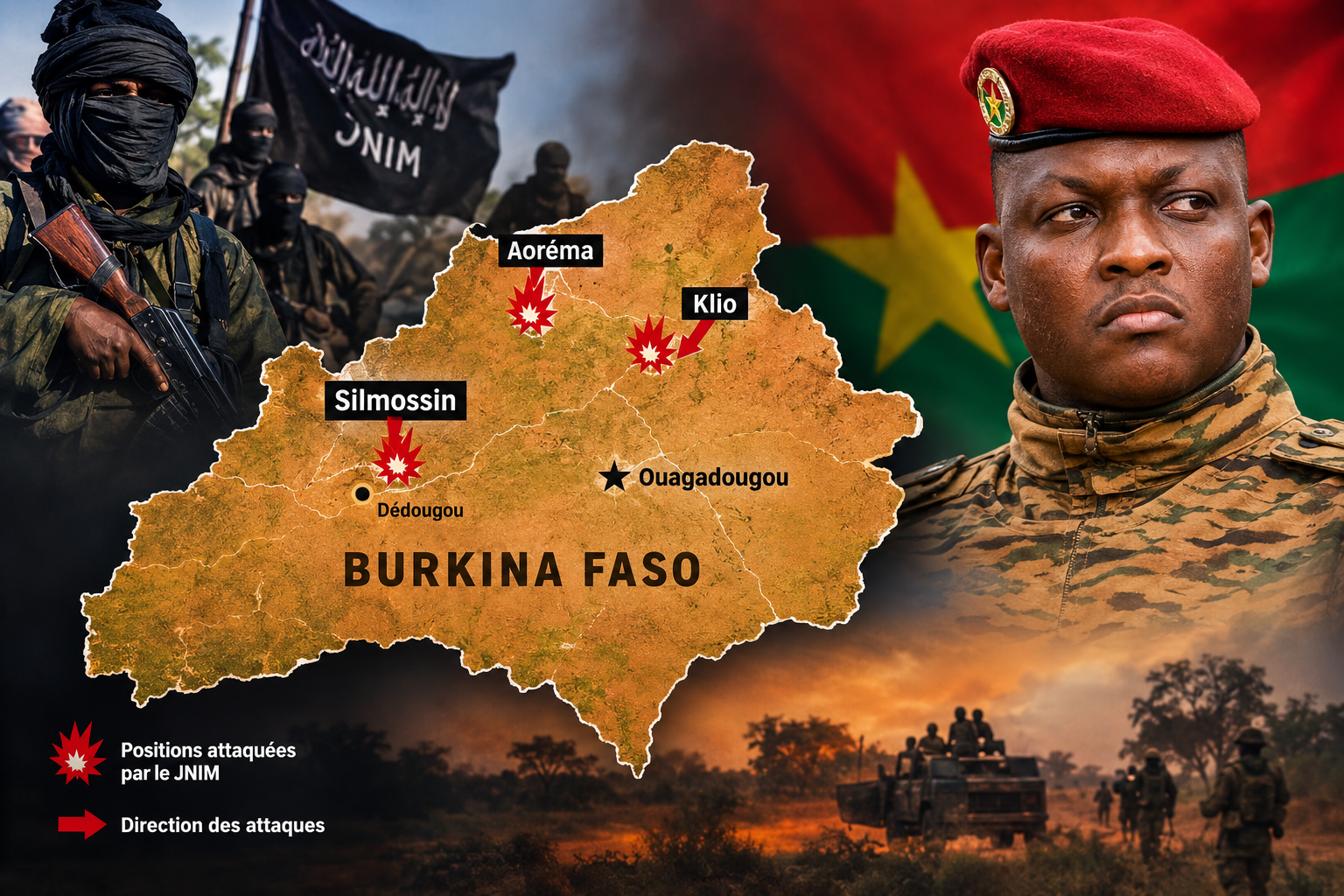 Silmossin : le JNIM impose un tournant au régime de Traoré