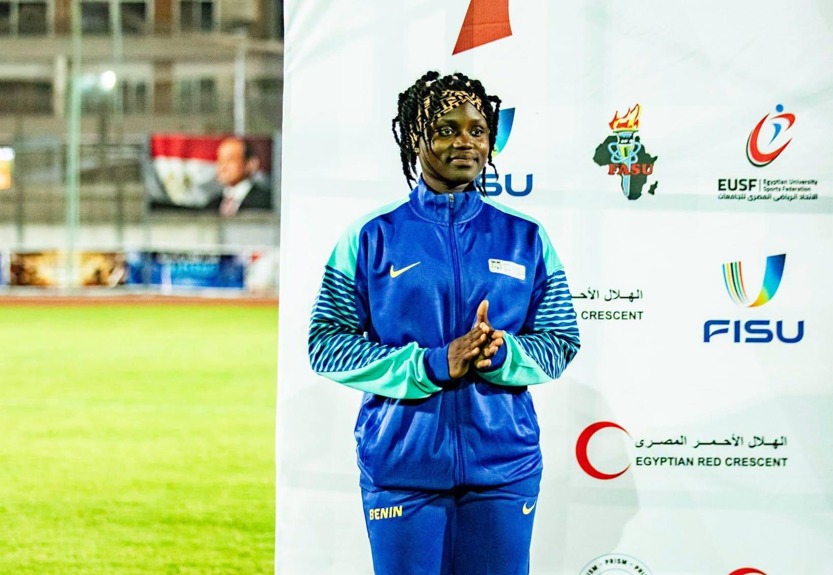 Brigitte Tchede au Caire : 47,08 m et deux médailles pour le Bénin
