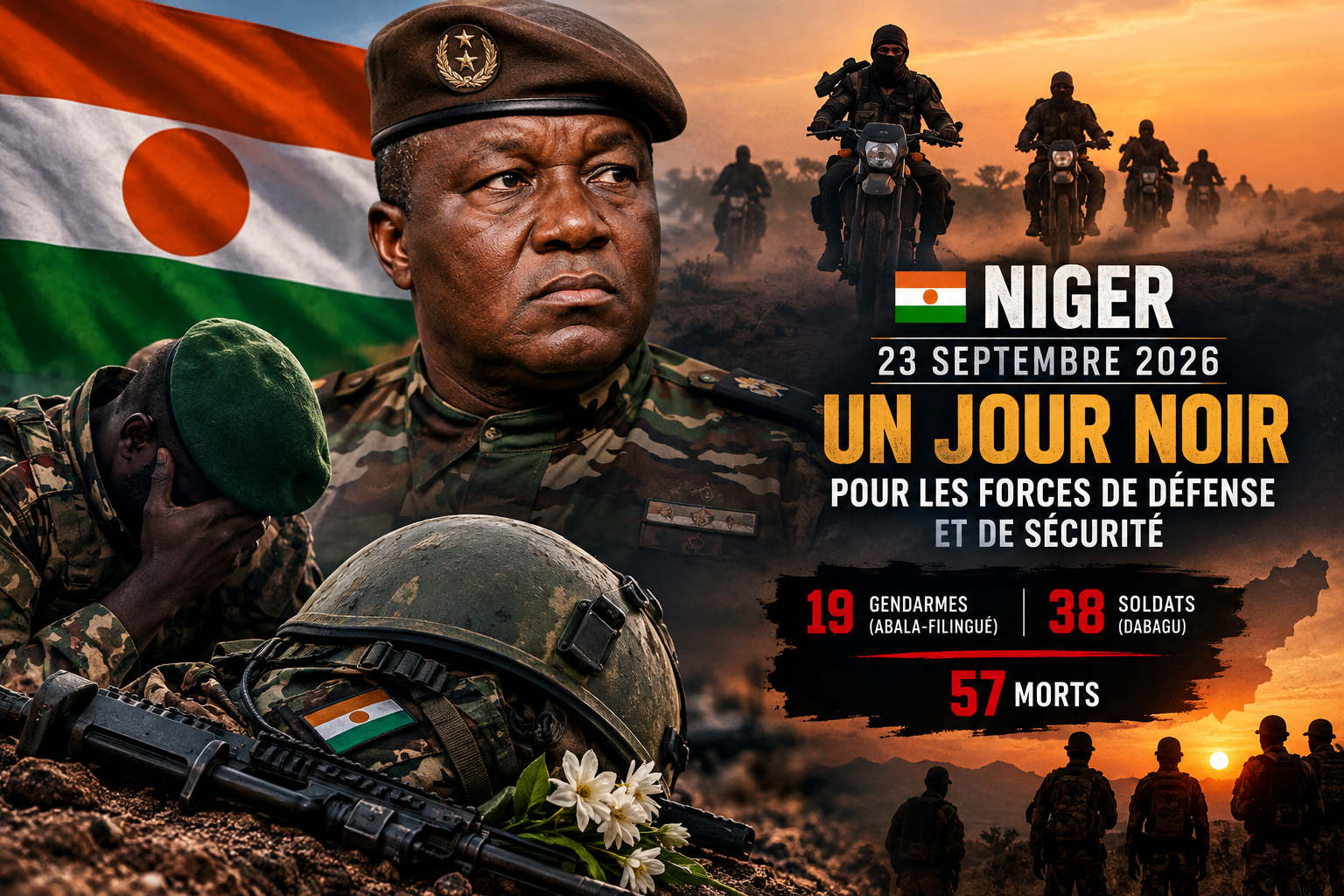 Niger : 23 septembre, le jour où 57 agents ont payé le prix fort
