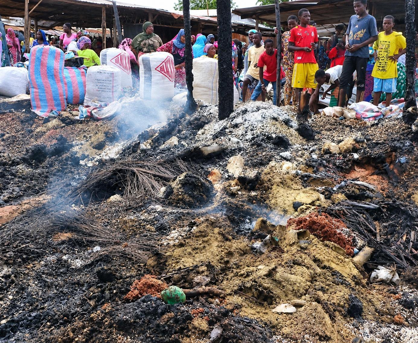 Pourquoi le grand marché de Kpalimé a-t-il été la proie des flammes cette nuit ?