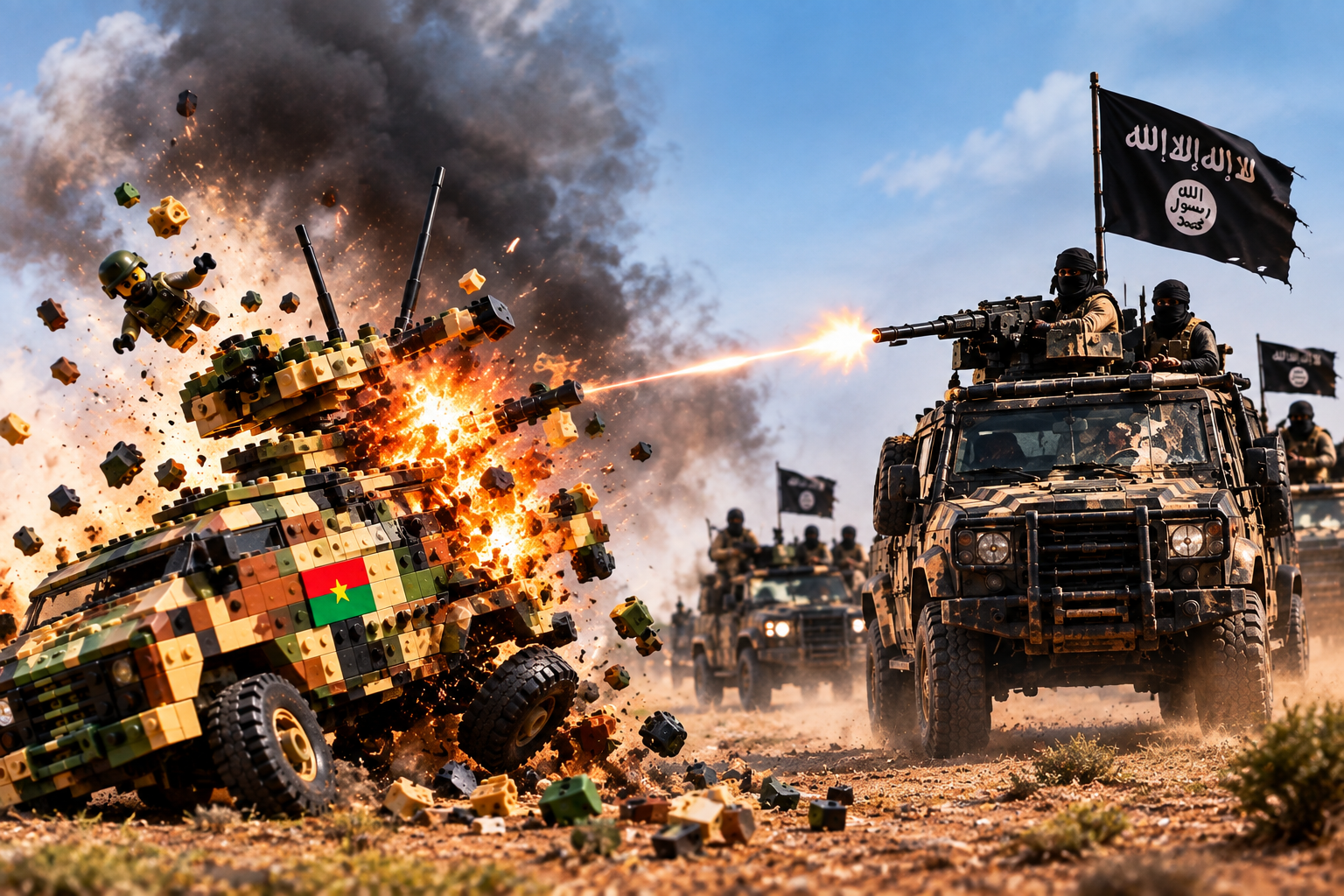 Blindés burkinabè : l’épreuve du feu du JNIM sonne l’alerte sur la souveraineté militaire