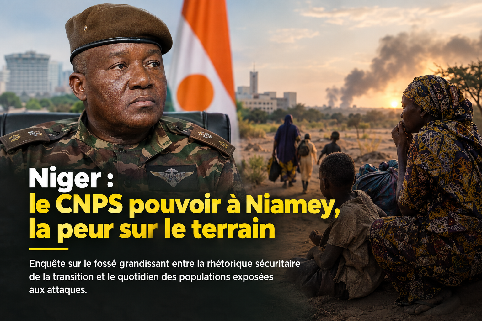 Niger : à Niamey le CNSP gouverne, dans les zones d’attaques les populations endurent