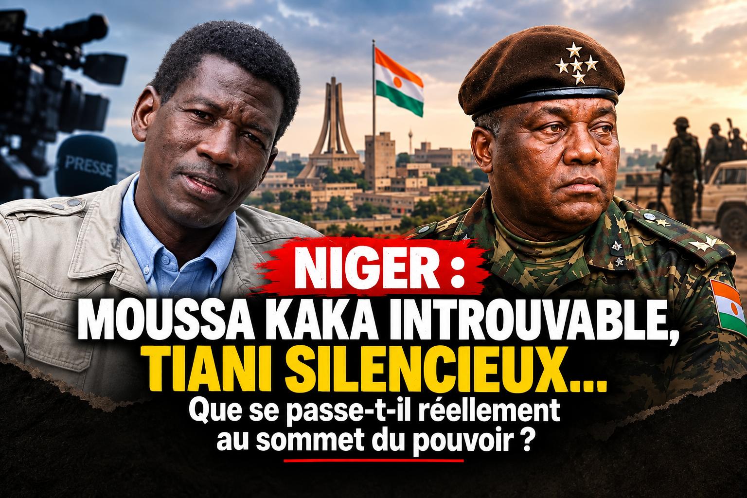 Niger : disparition de Moussa Kaka et silence du général Tiani, les interrogations persistent